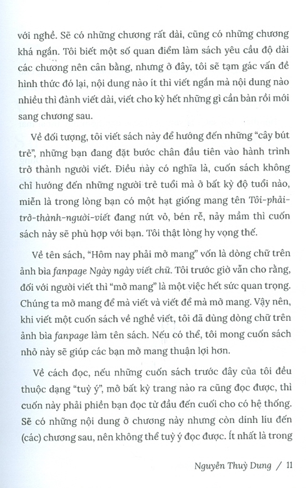 Hôm Nay Phải Mở Mang
