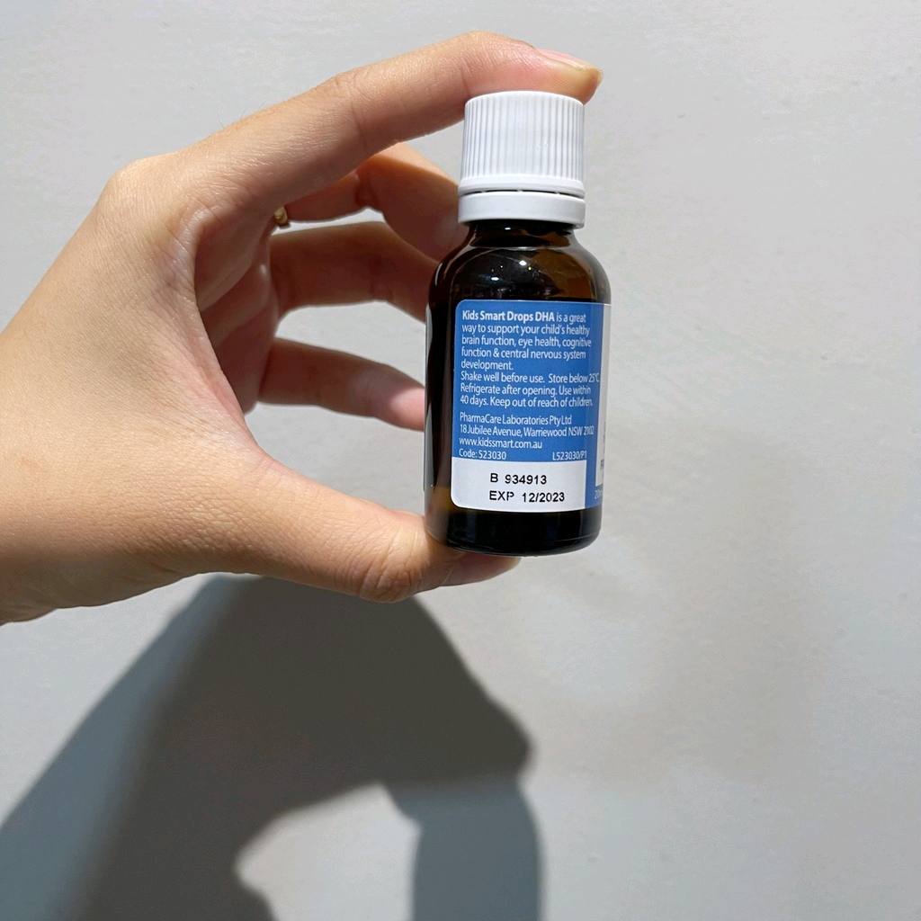 Giúp bé thông minh, sáng mắt Nature's Way Kids Smart Drop DHA 20ml