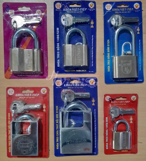 Ổ khóa việt tiệp chính hãng, khóa treo đồng 5p, 6p. khóa vt niềm tin của mọi nhà giá rẻ npp.