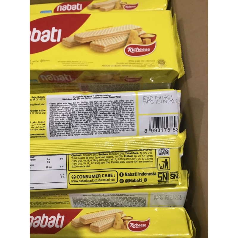 Bánh Kem Xốp Nabati 130g.
