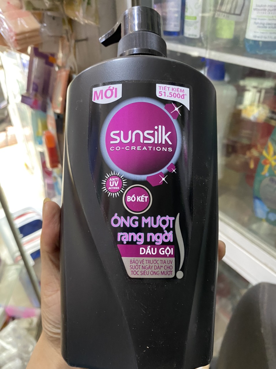 dầu gội sunsilk đen mềm mượt dành cho nữ 900ml