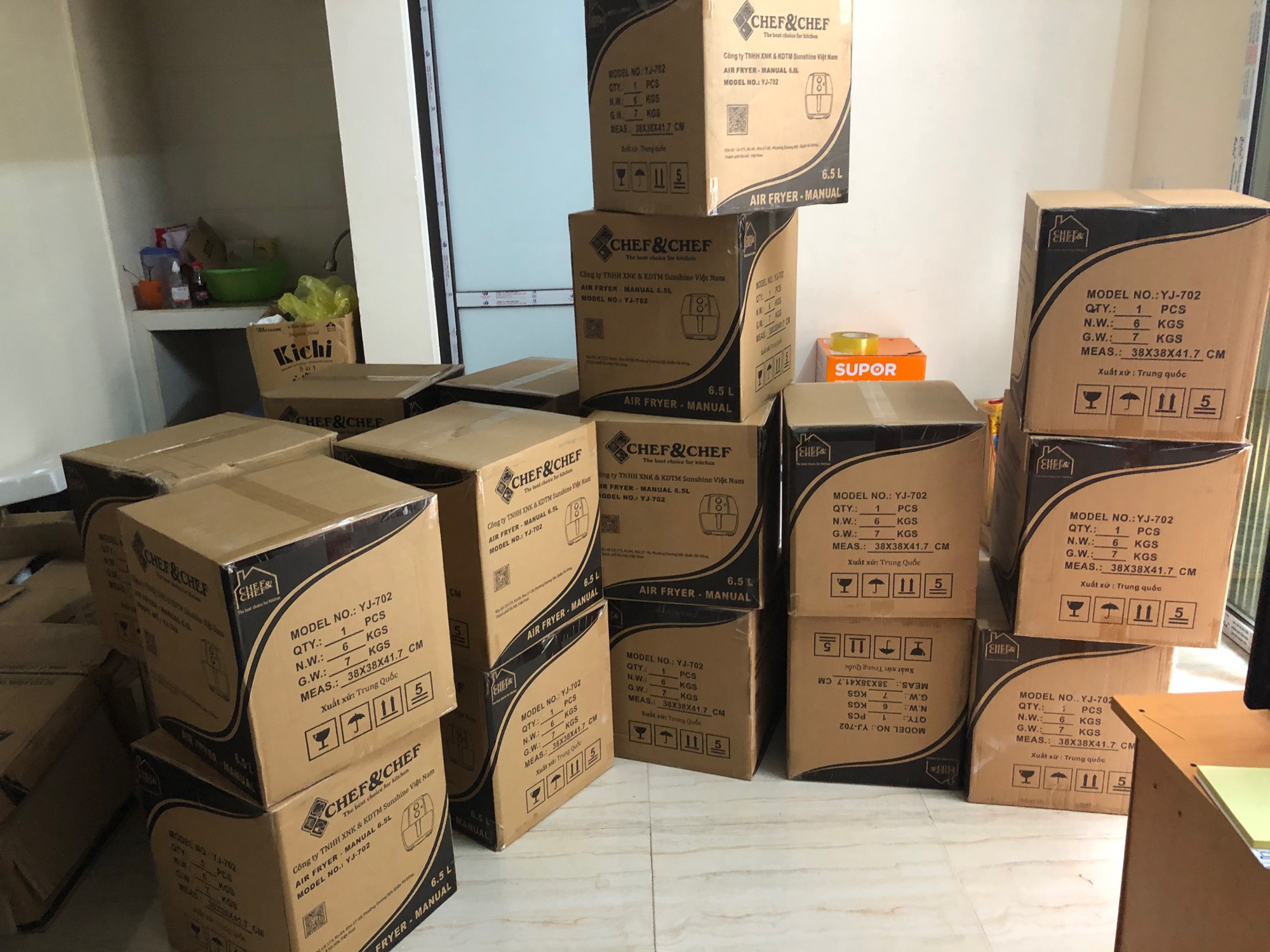 NỒI CHIÊN KHÔNG DẦU CHEF&CHEF 6,5LIT