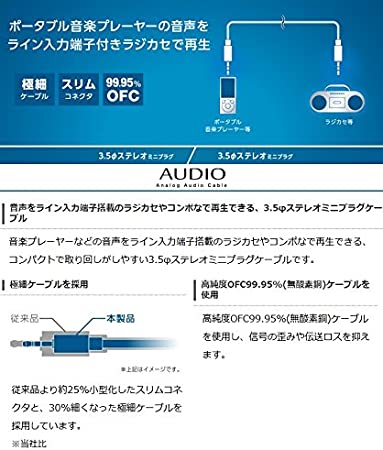 CÁP AV 3.5Φ – 3.5Φ ELECOM dài 2m (DH-MMRN20)