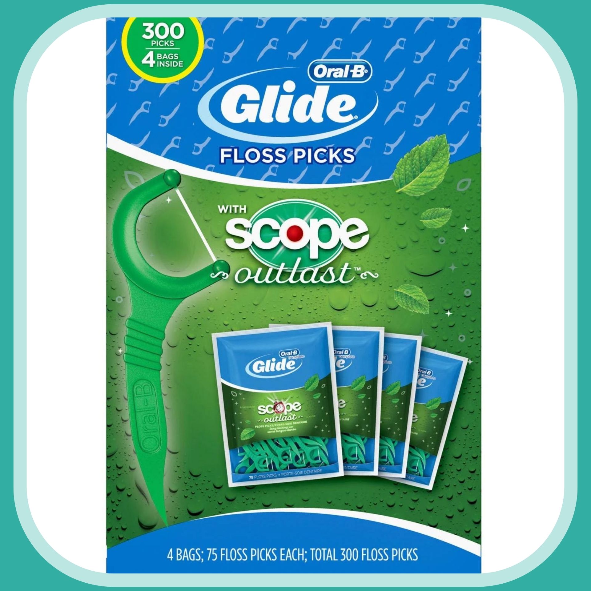 Tăm chỉ nha khoa Oral-B Glide nhập Mỹ
