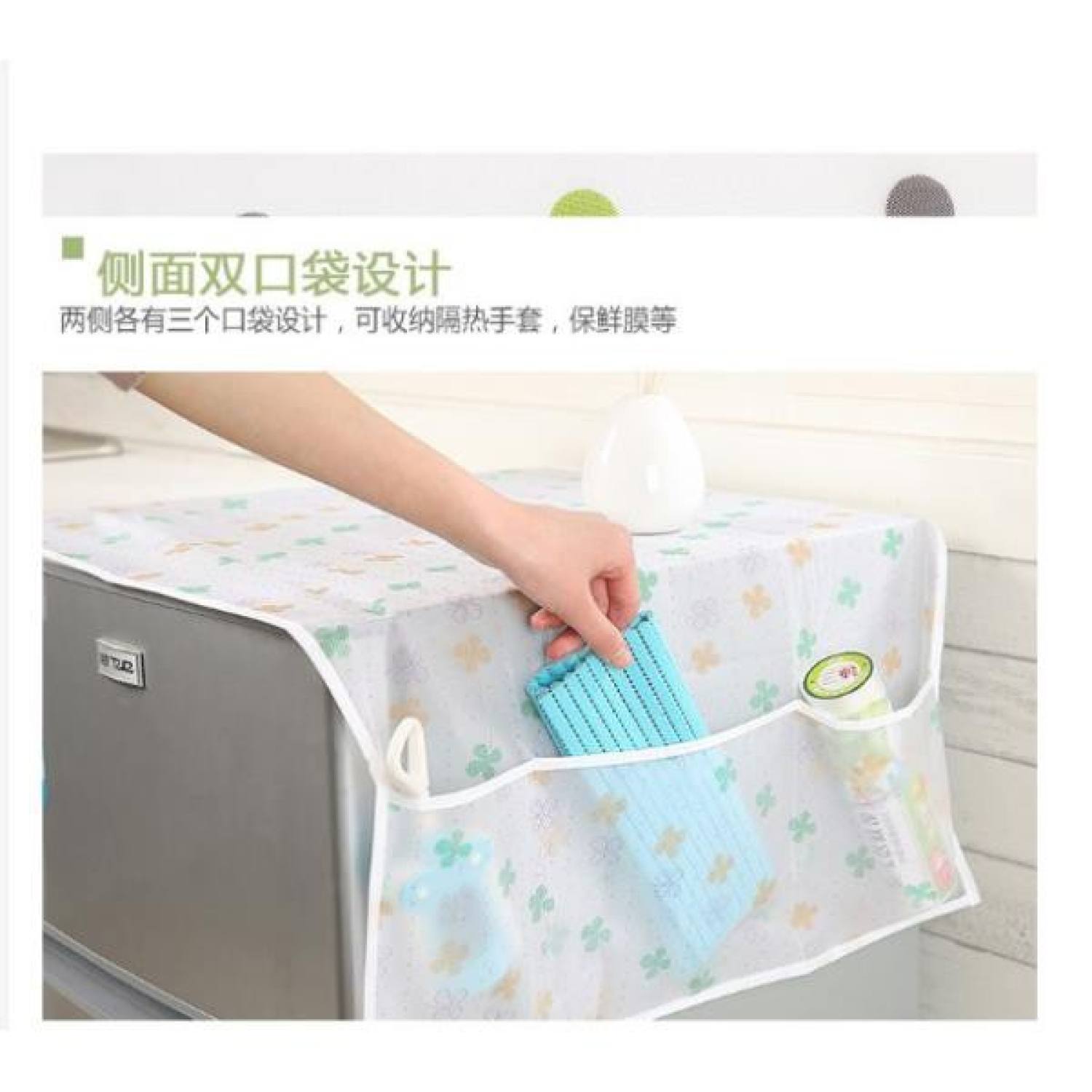 Bạt phủ tủ lạnh kèm túi 2 bên tiện dụng