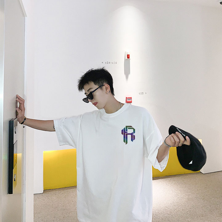 Áo Thun Tay Lỡ Unisex R Phản Quang| Áo Chất
