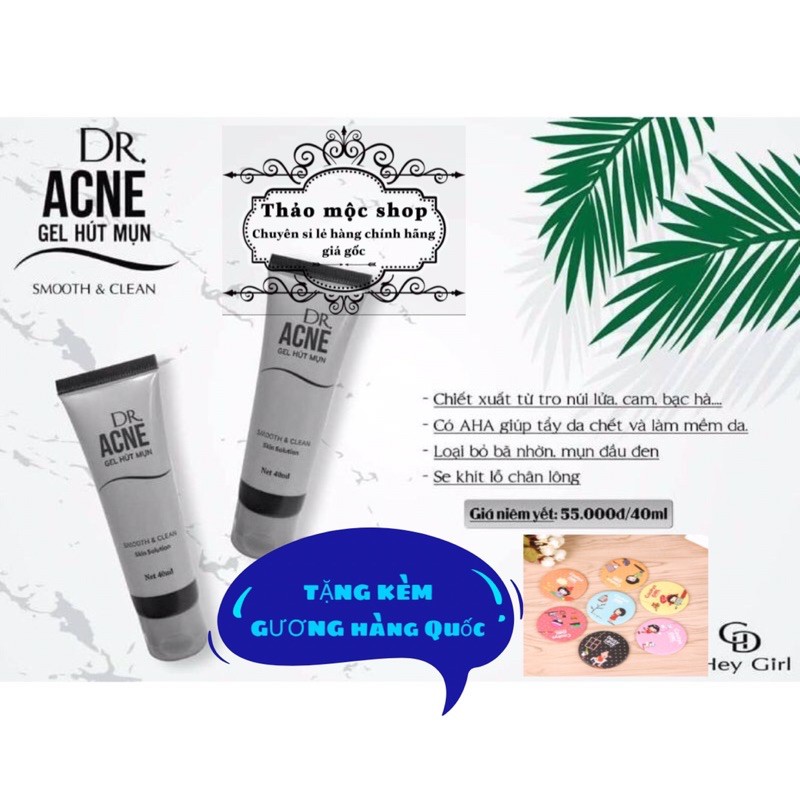 Gel lột Mụn Tro Núi Lửa DR ACNE (HandMade)