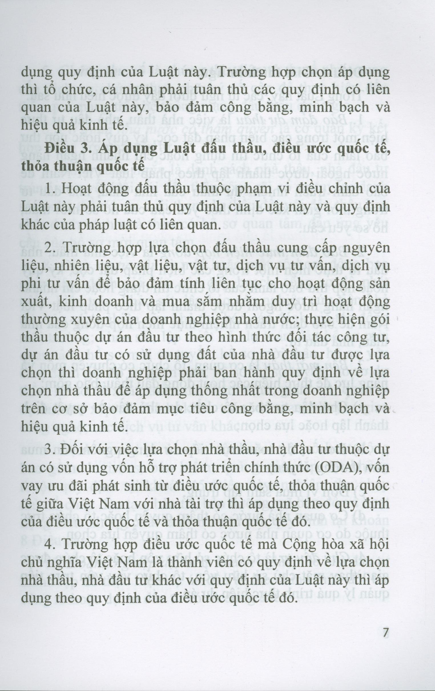 Luật Đấu Thầu và Văn bản hướng dẫn thi hành