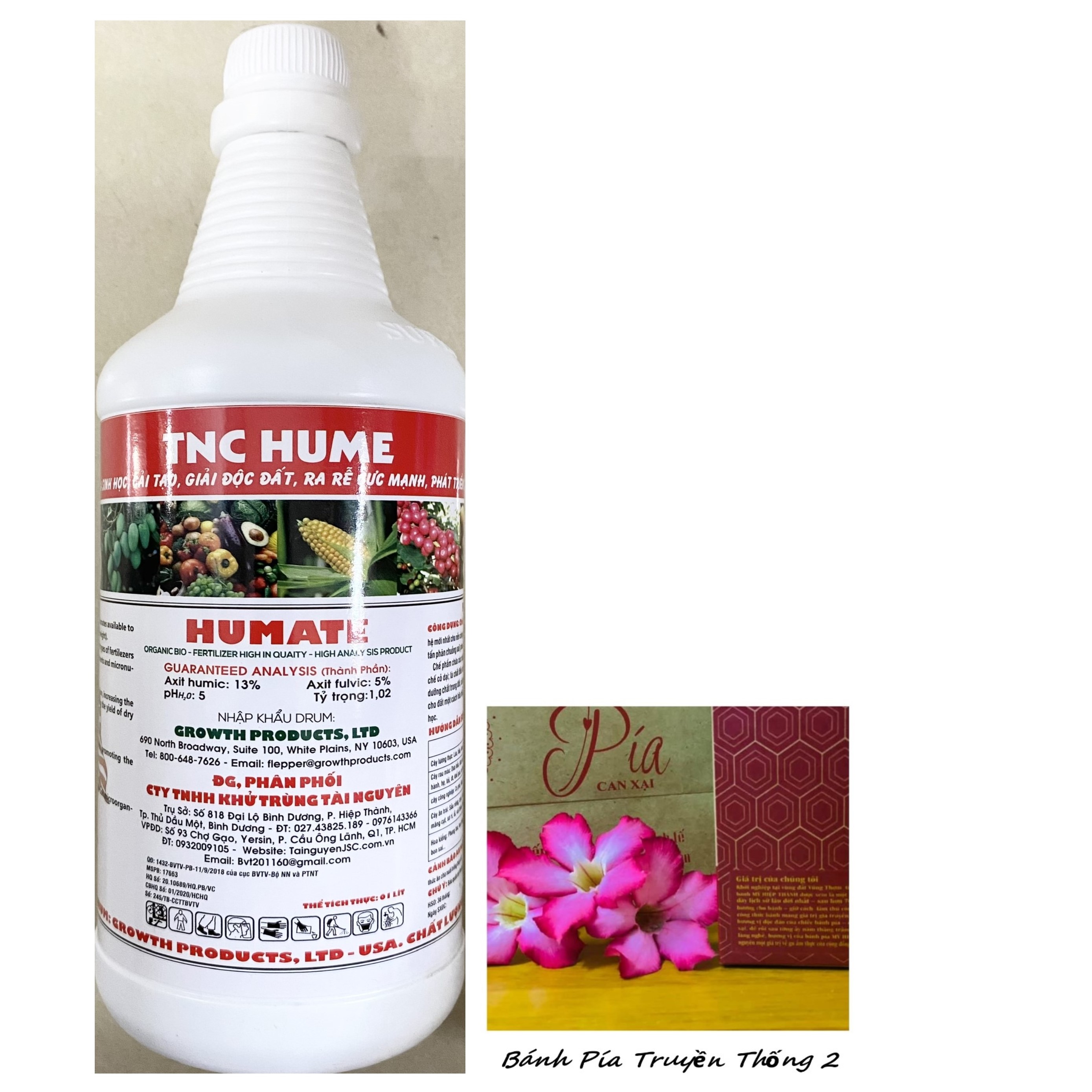 Tnc hume - phân bón lá usa - #608a# 1 lít