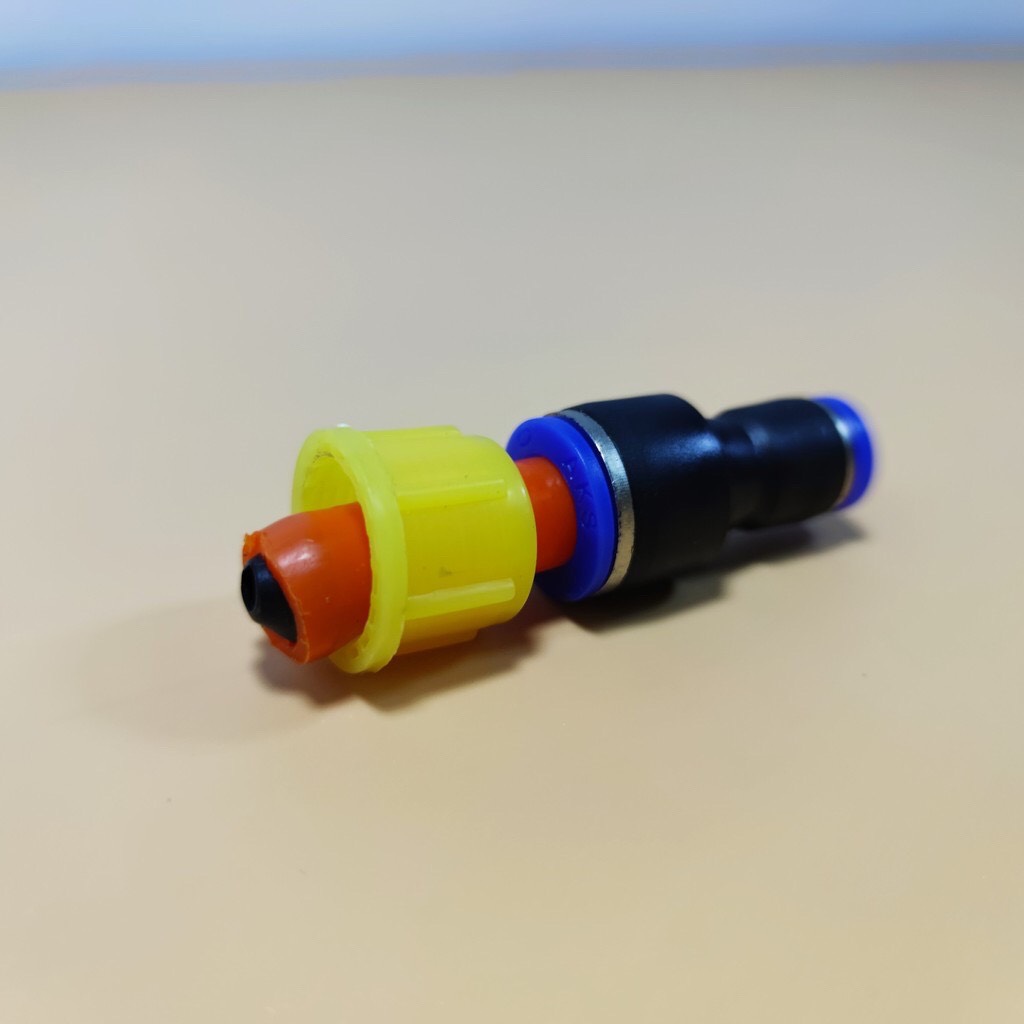 Bộ chuyển đổi đầu ren Bơm Đôi trong 18 ra ống 8mm khớp nối nhanh chuyên cho bơm đôi sinleader