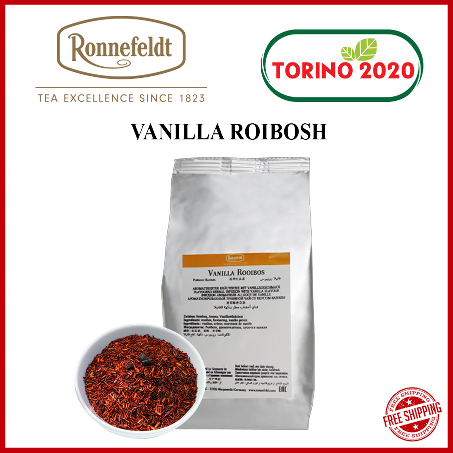 [HCM][HÀNG CHÍNH HÃNG] Trà lá Ronnefeldt tea - Trà lá Vanilla Roibosh gói 100g