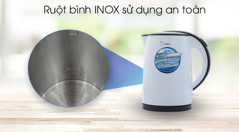 Bình siêu tốc Midea MK-17D 1.5 lít