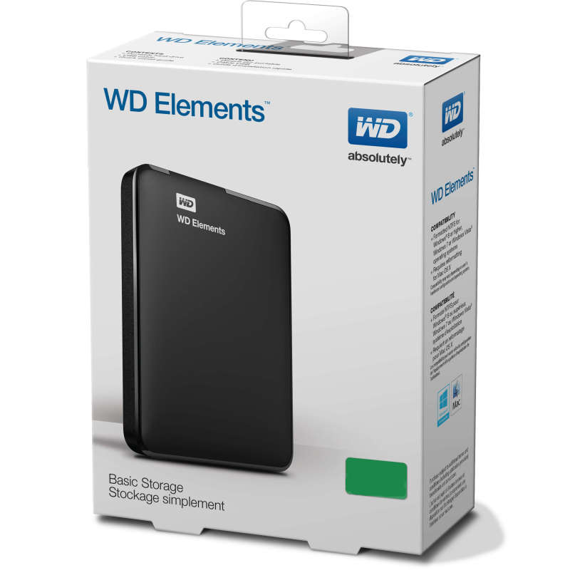Bảng giá WD Element Ổ Cứng Ngoài Di Động Đĩa HD 2TB Dung Lượng Cao Sata USB 3.0 Phong Vũ