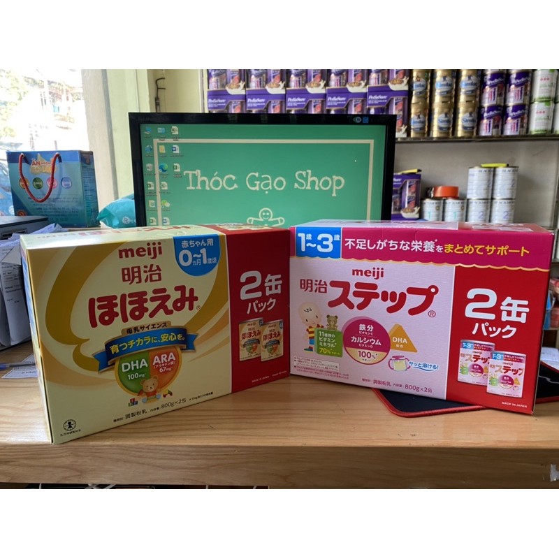 [MẪU MỚI] Sữa bột MEIJI số 9 (1-3 tuổi) lon 800gr