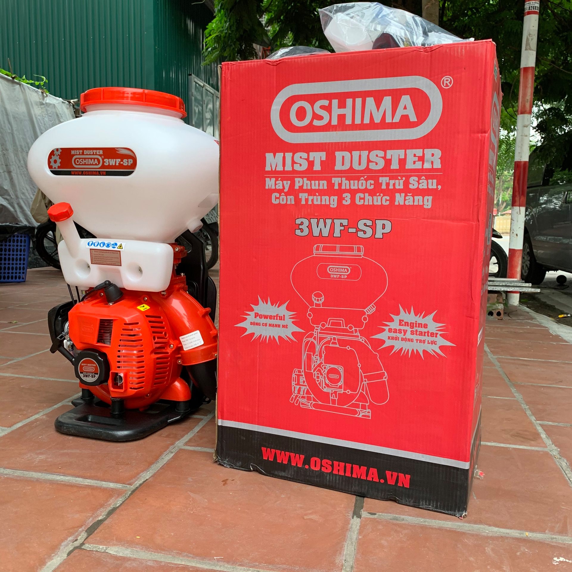 Máy Phun Xạ Phân Oshima 3WF-SP