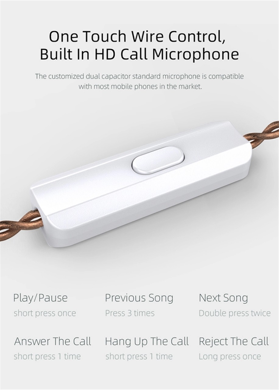 Tai Nghe Có Dây Có Mic KZ EDX