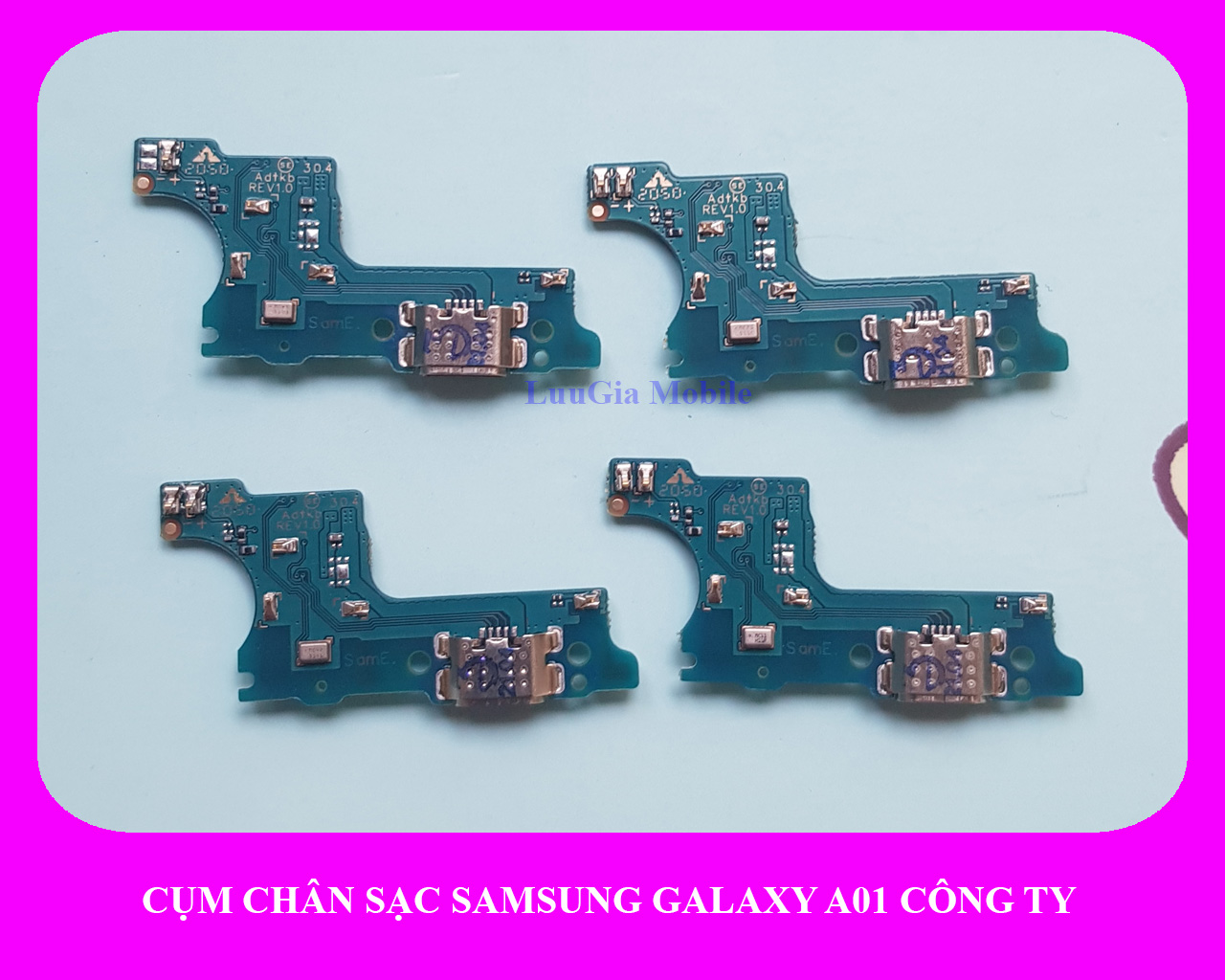 Cụm chân sạc Samsung Galaxy A01 công ty