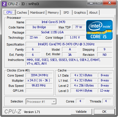 CPU INTEL CORE I5 (3470T, 3470S, 3330, 3470, 3550, 3570) SOCKET 1155 (BẢO HÀNH 36 THÁNG)