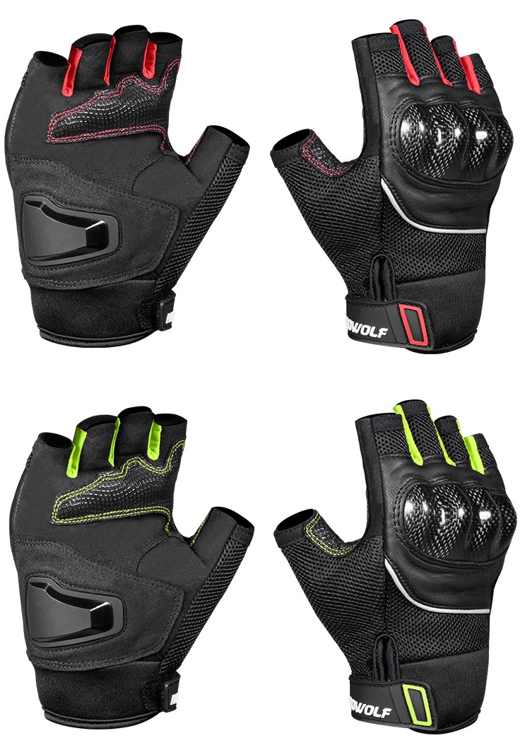 Găng tay xe máy cụt ngón MOTOWOLF MDL0327