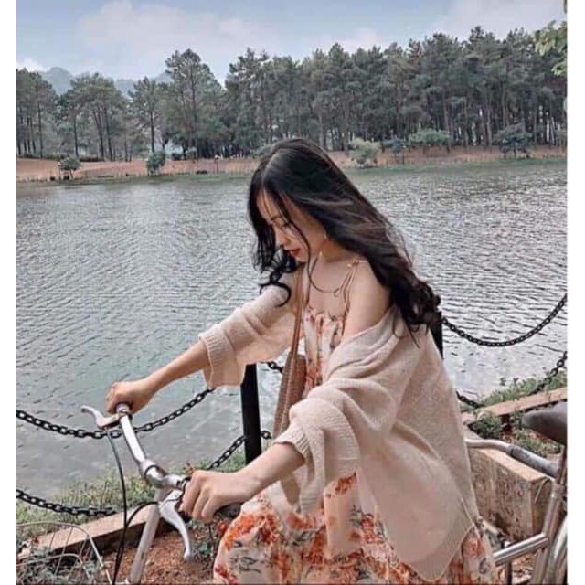 ÁO KHOÁC NỮ, ÁO CARDIGAN LEN MỎNG HÀN QUỐC