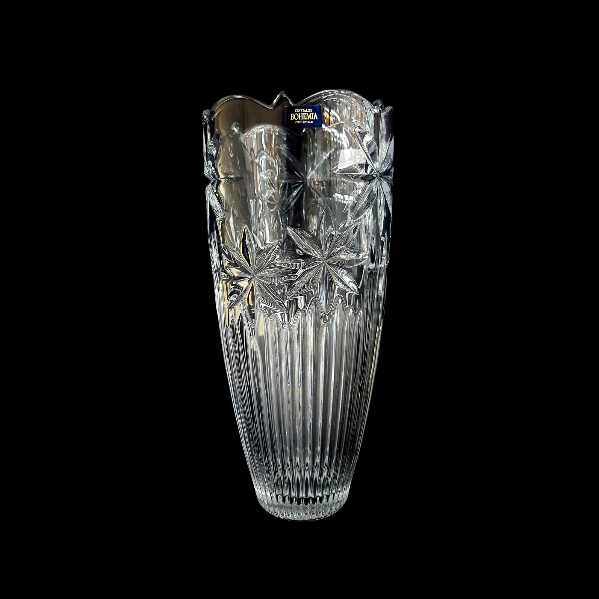 Bình cắm hoa tịp thủy tinh cao 25cm