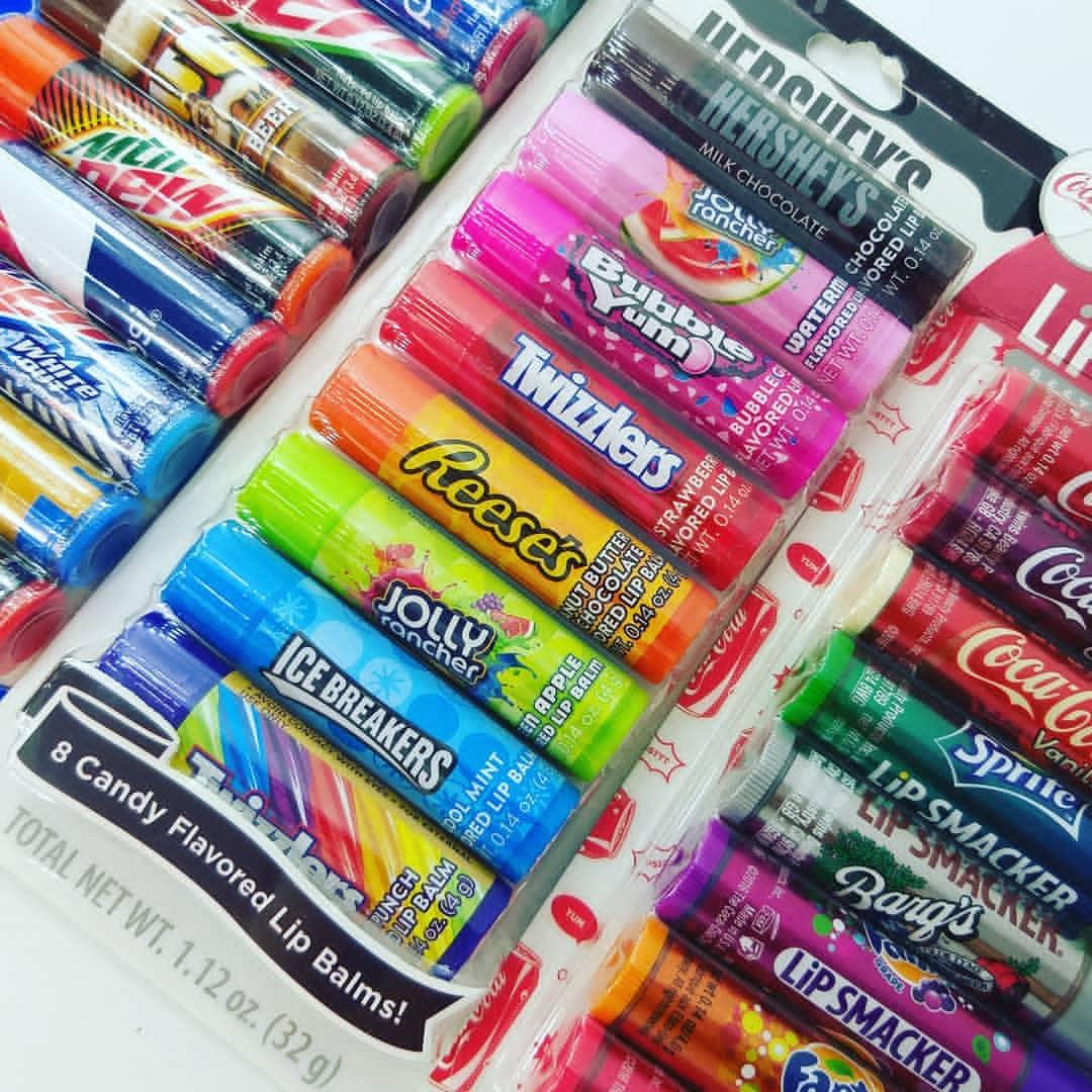[HCM]Son dưỡng Lip Smacker Mỹ (hương Coca Cola Hershey Pepsi M&M Skittles Starburst...) - mùi ngẫu nhiên