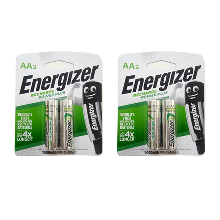 Pin aa sạc energizer 2000mah chính hãng (vỉ 2 viên)