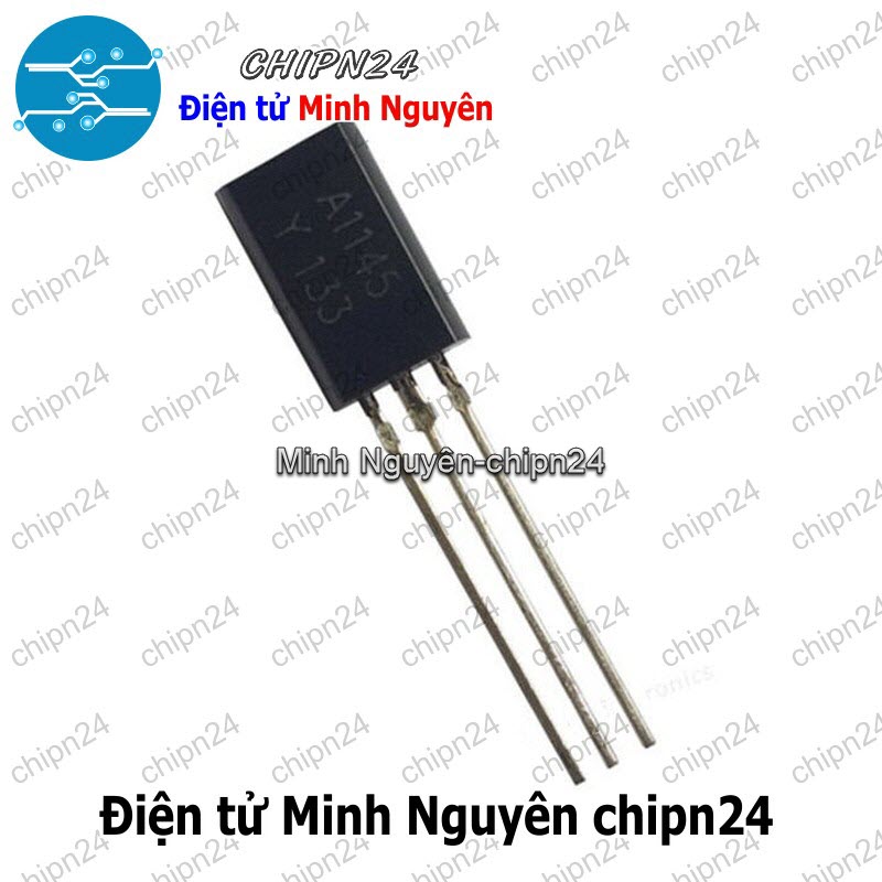 [4 con] (KT1) Transistor A1145 TO-92L PNP 50mA 150V (2SA1145-Y 1145) - HH006829