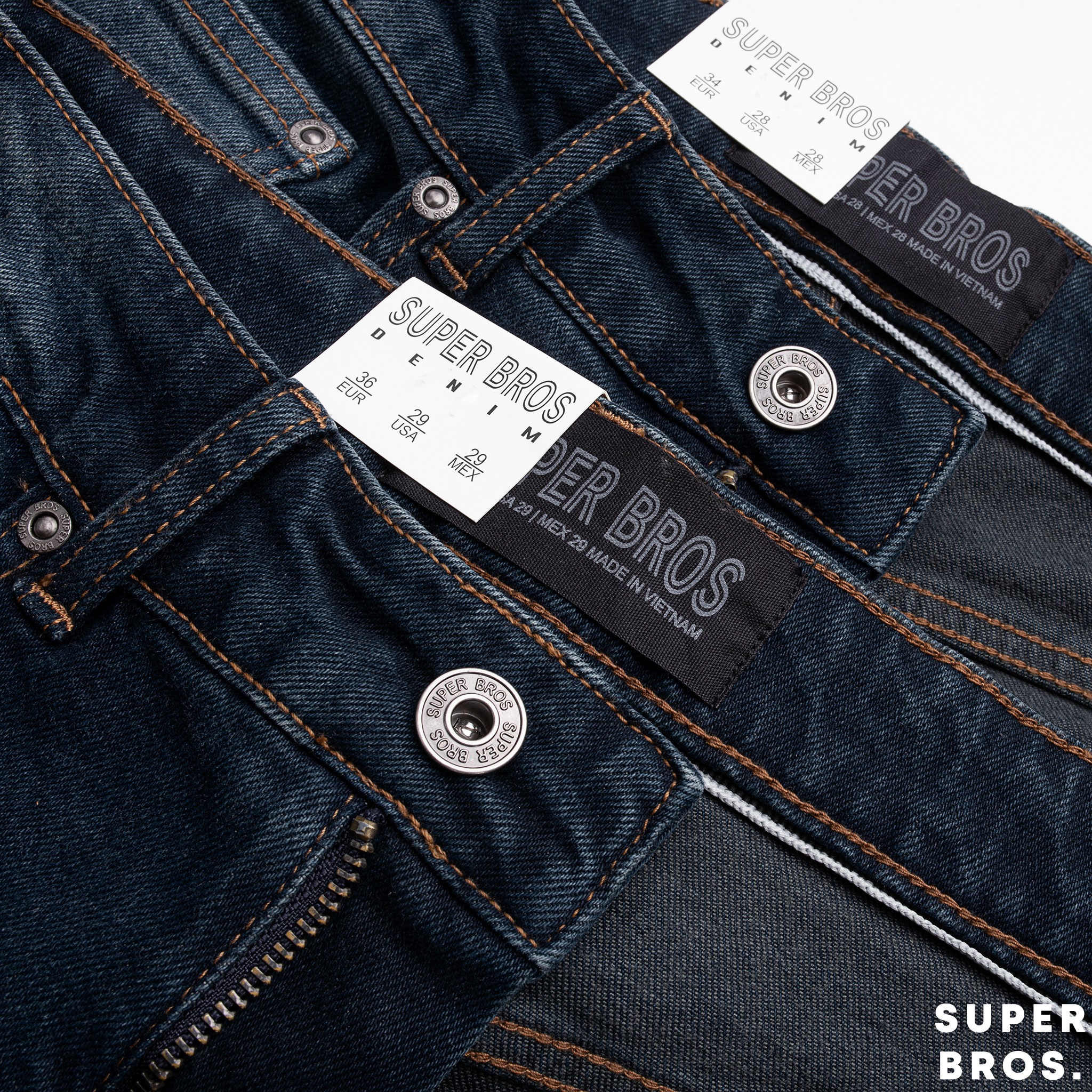 JEAN SUPER BROS DARK BLUE SB003