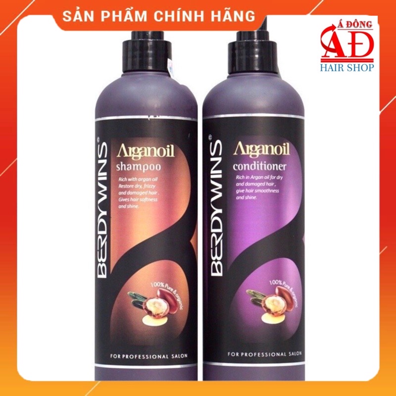 Dầu gội xả hấp ủ tóc phục hồi siêu mượt berdywins argan oil collagen complex