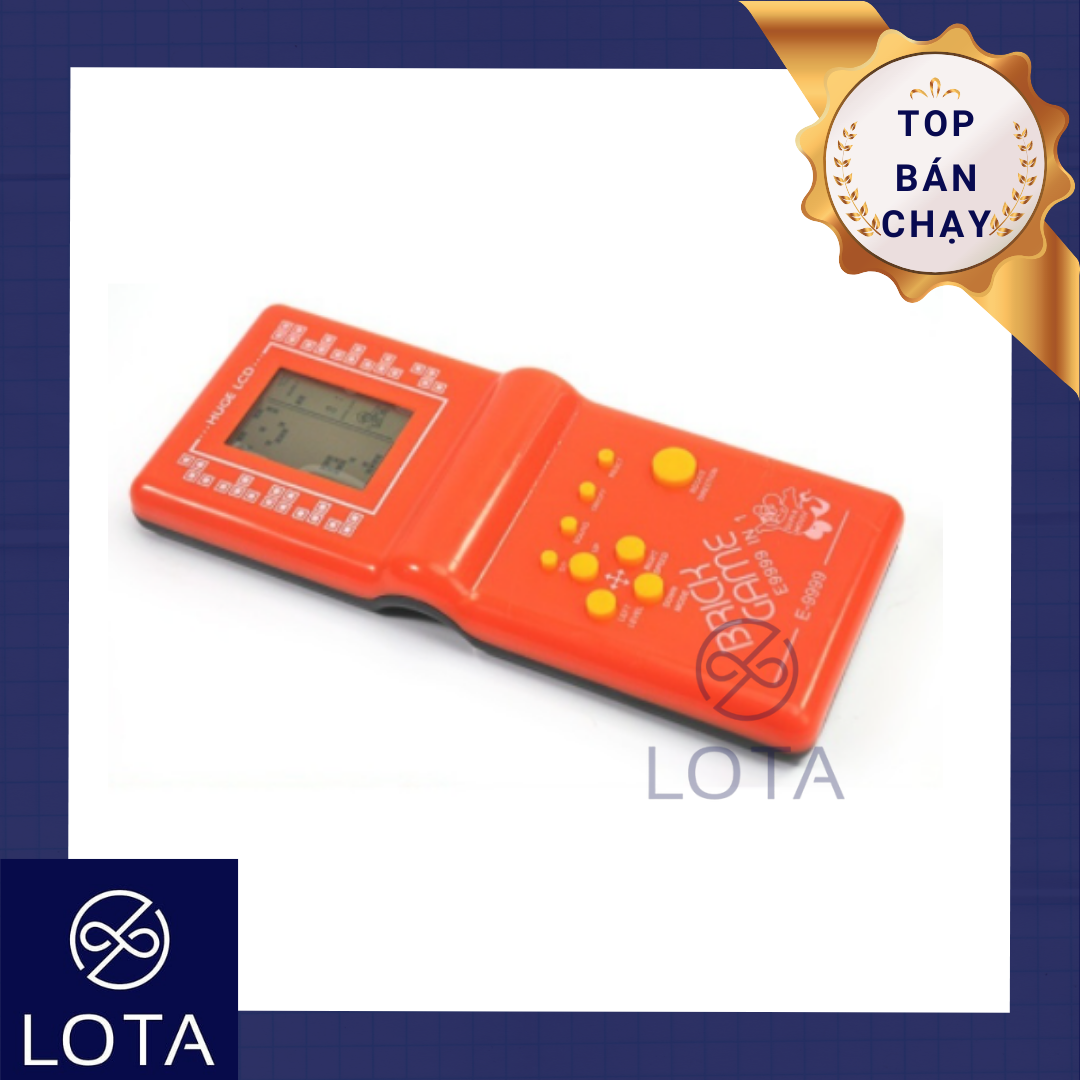 MÁY CHƠI GAME 4 NÚT XẾP GẠCH HUYỀN THOẠI, bấm điện tử tay cầm trắng đen dùng pin, trò chơi ký ức tuổi thơ rắn ăn mồi, bắn xe tăng, brick games