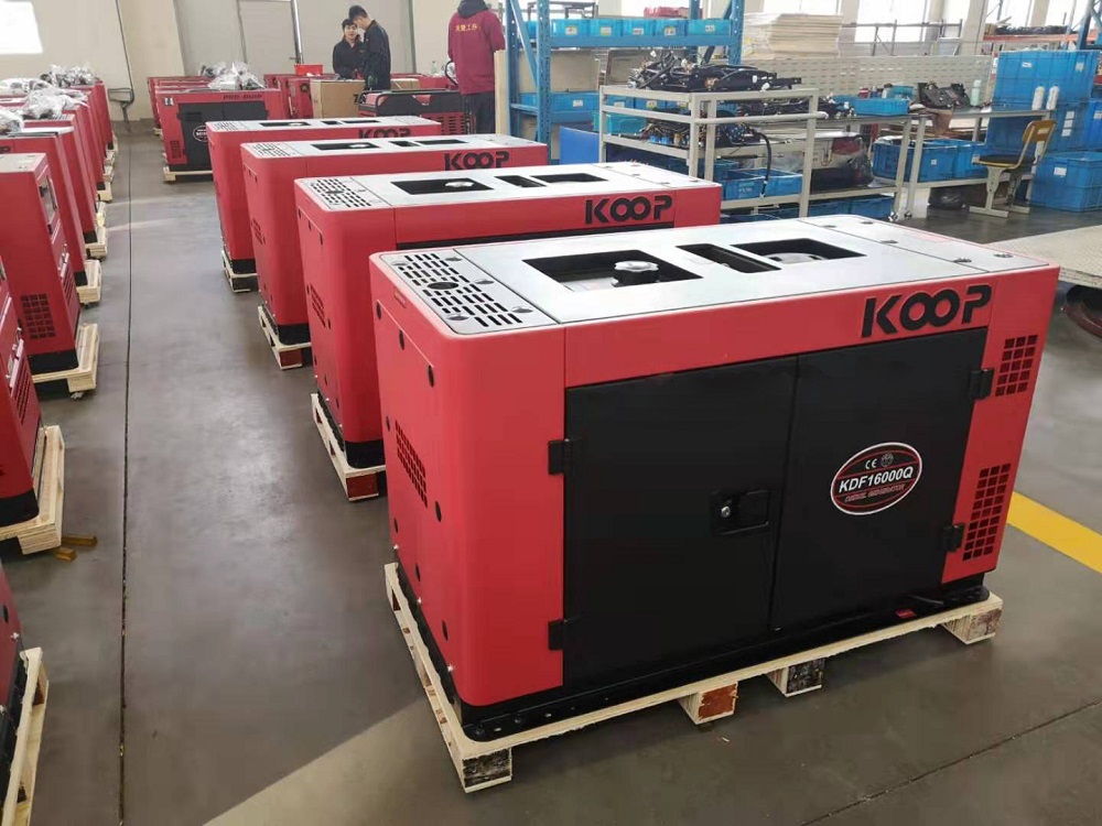 Máy Phát Điện Chạy Dầu 11kVA Koop KDF16000Q