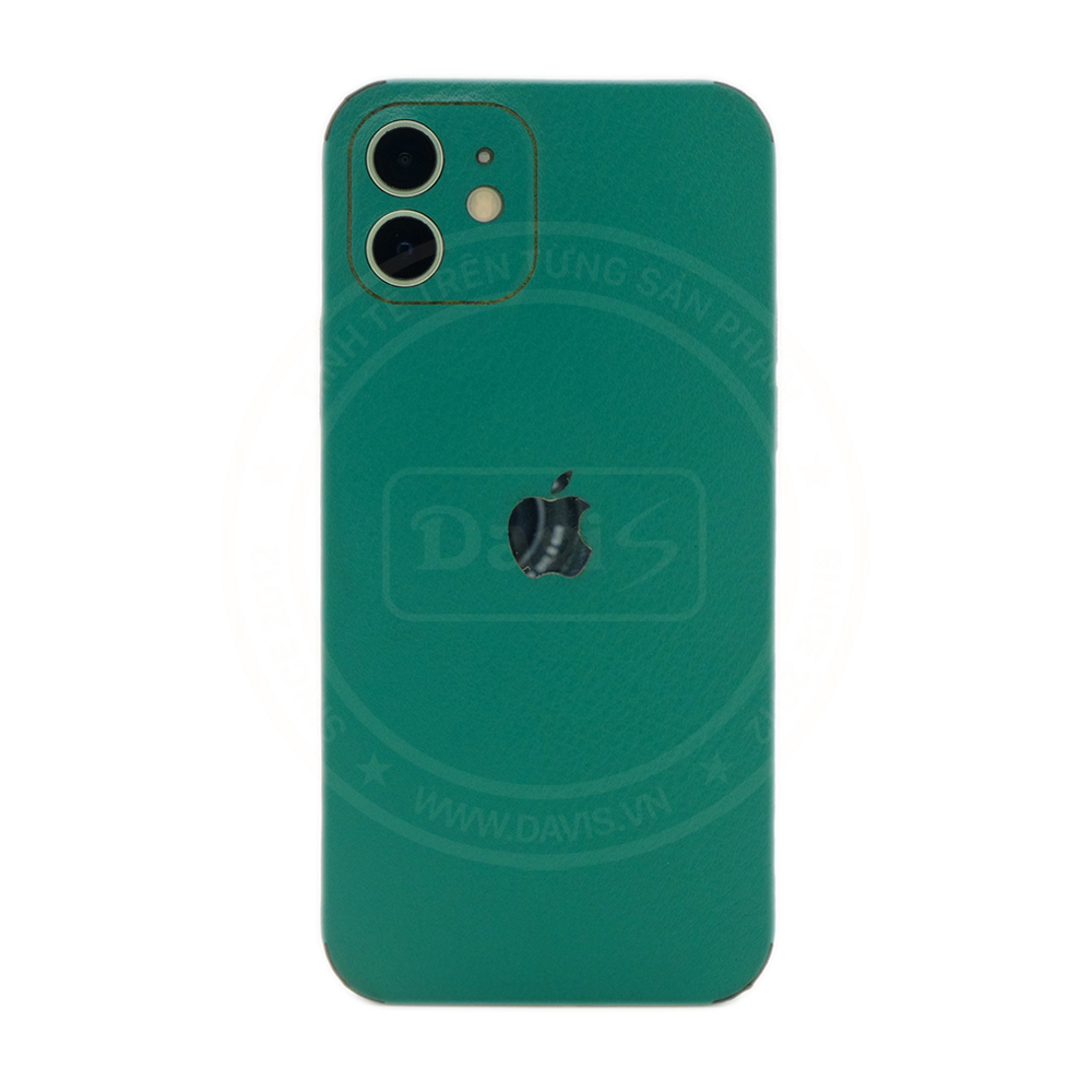 Dán da full viền iphone 12 - iPhone 12 Mini, làm từ da thật cao cấp - Chính hãng Davis
