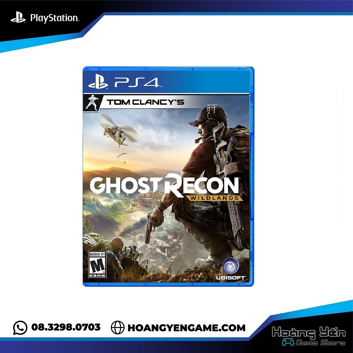 Đĩa game Tom Clancy Ghost Recon Wildlands PS4