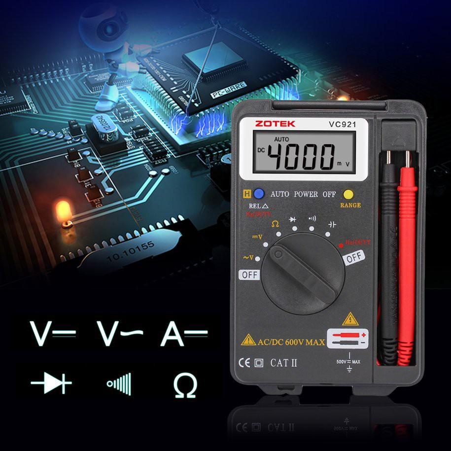 Đồng Hồ Vạn Năng Điện Tử Bỏ Túi VC921