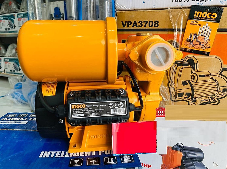 MÁY BƠM NƯỚC TỰ MỒI INGCO 370W VPA3708