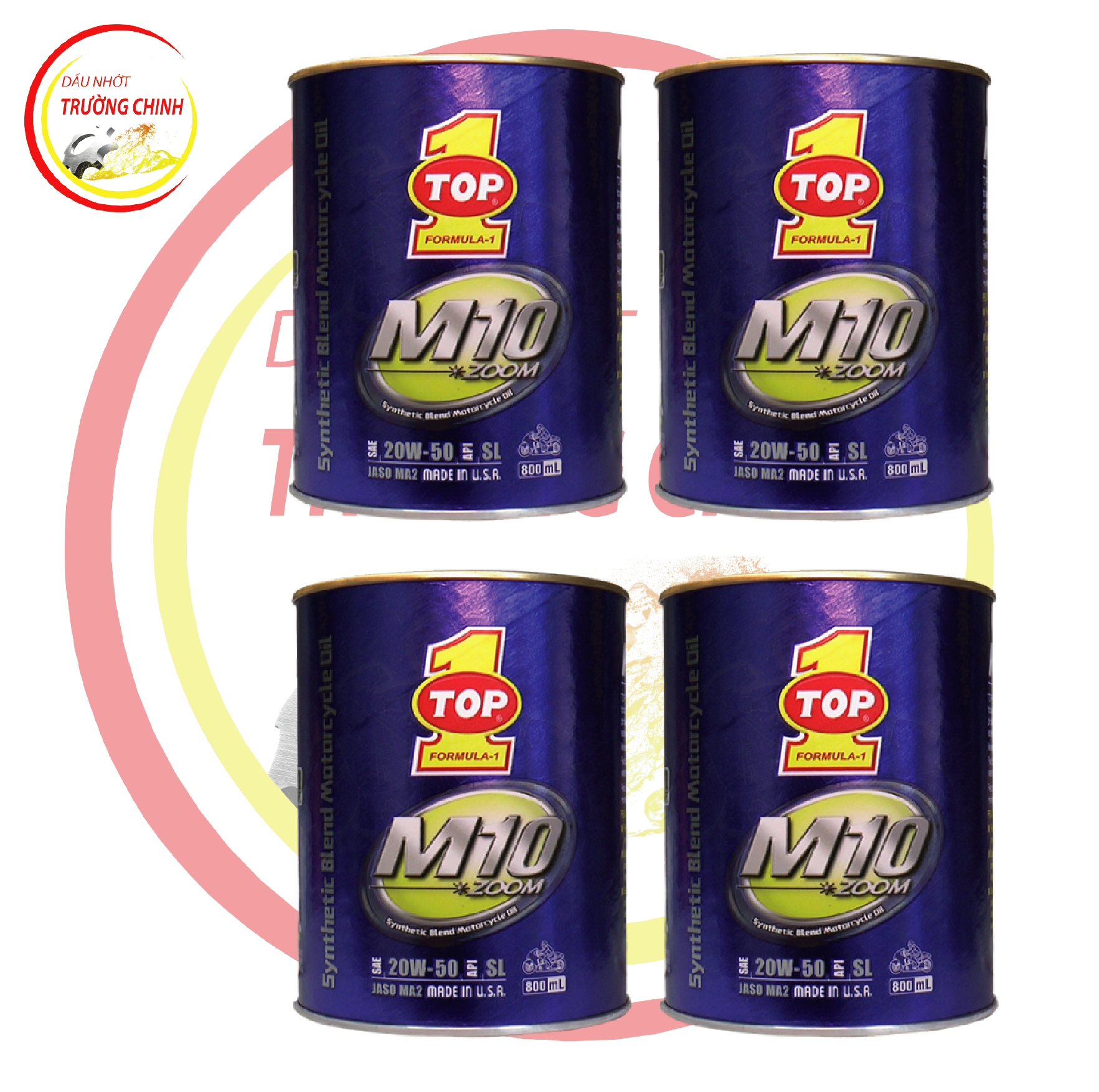 Nhớt Top 1 M10 Zoom 20W50  dành cho xe số