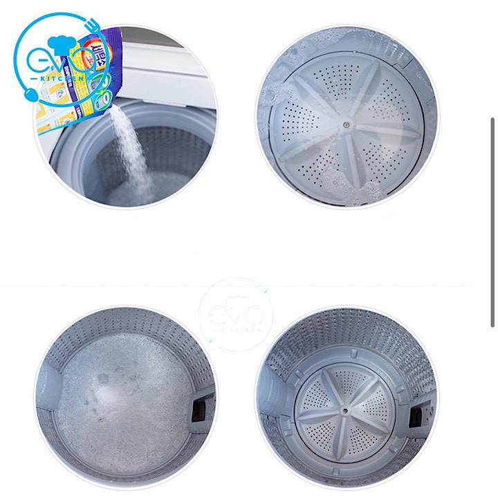Combo 2 Gói Bột Tẩy Lồng Máy Giặt Hàn Quốc
