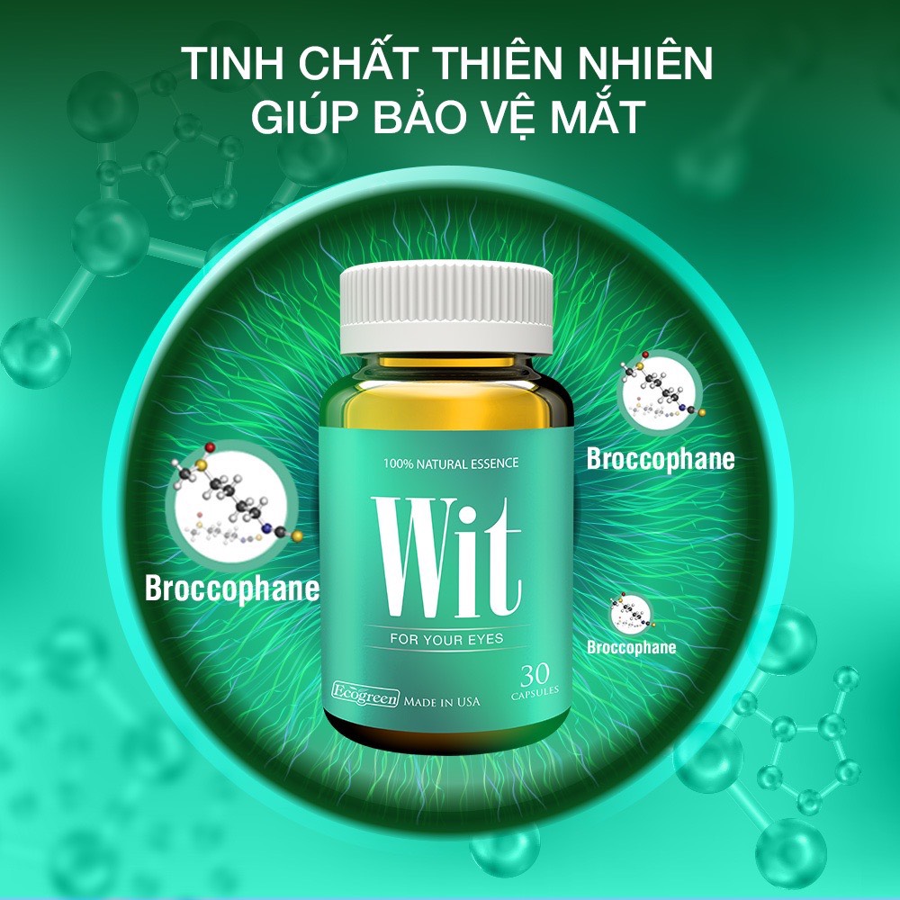 [HCM]Viên Uống Bổ Mắt Wit - Nhập Khẩu Từ Mỹ (30 Viên)