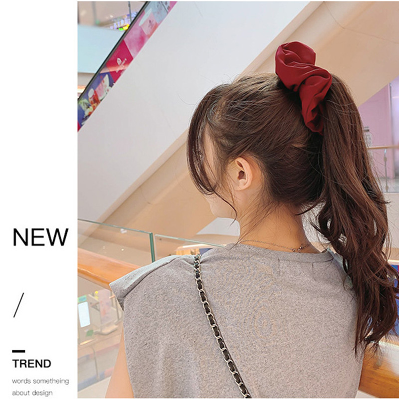 HCM Dây cột tóc Cute - họa tiết trơn dễ phối kiểu - KAShop
