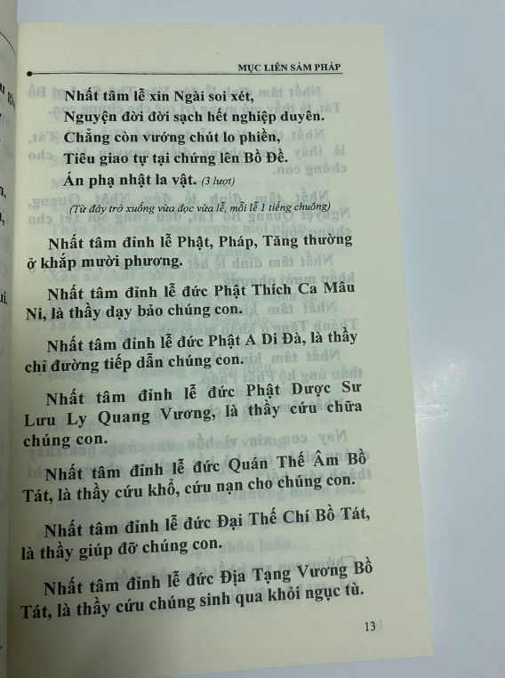 Sách - Kinh Mục Liên Sám Pháp