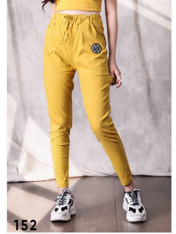 Quần baggy thô cạp chun co giãn