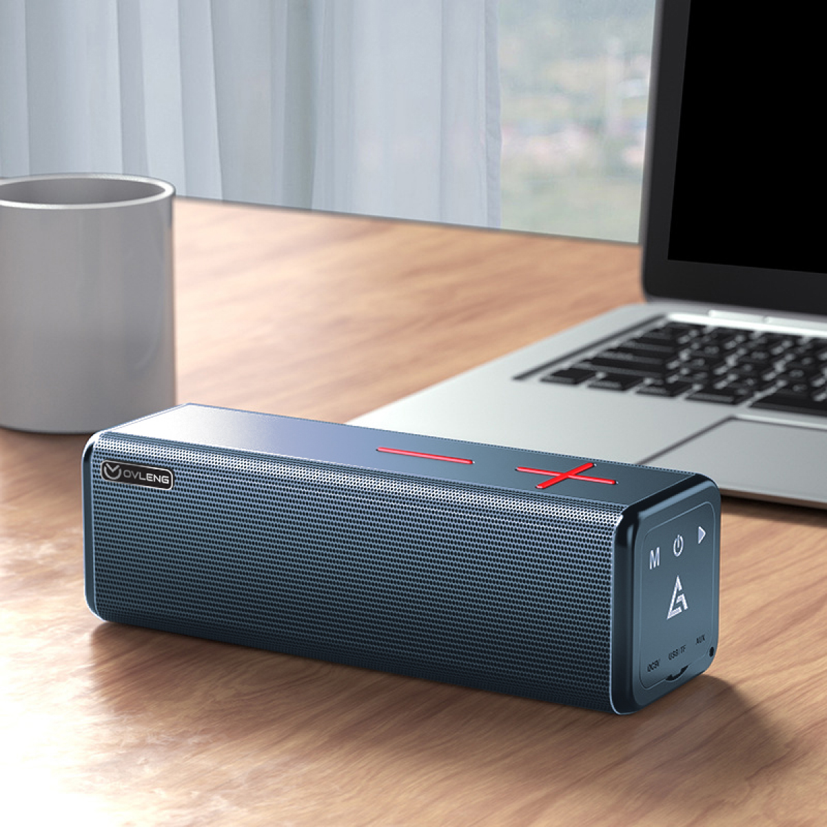 Loa Bluetooth OVLENG V13 - Loa Kép, Sạc Type C, Bluetooth 5.0, Pin 2000mah