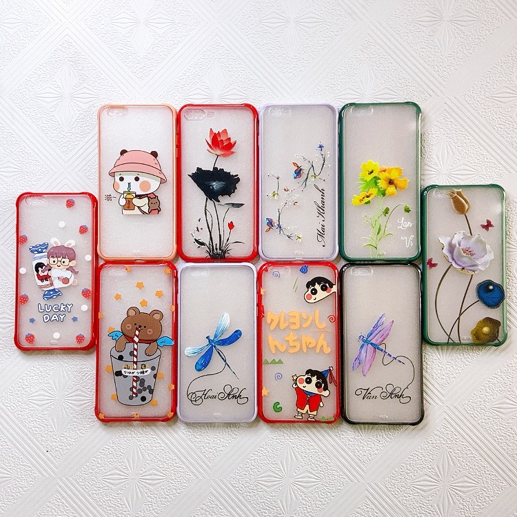 [HCM]ỐP VIỀN MÀU HÌNH KUTE IPHONE 6 PLUS/ 6S PLUS