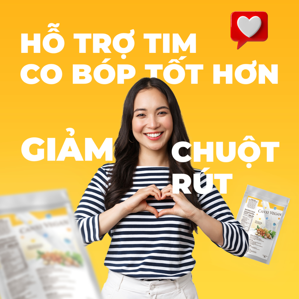 CANXI VEGAN 50g - Bột ngũ cốc đậu hạt rau củ