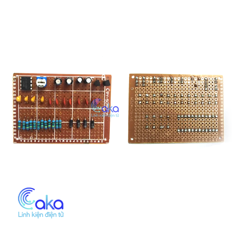Mạch PCB đục lỗ 5x7 cm màu nâu