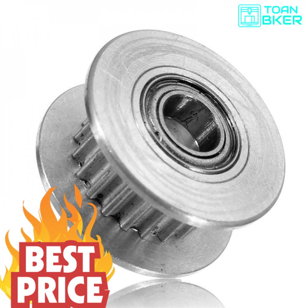 Ròng rọc căng đai gt2 20 răng, lỗ phi 3, phi 5