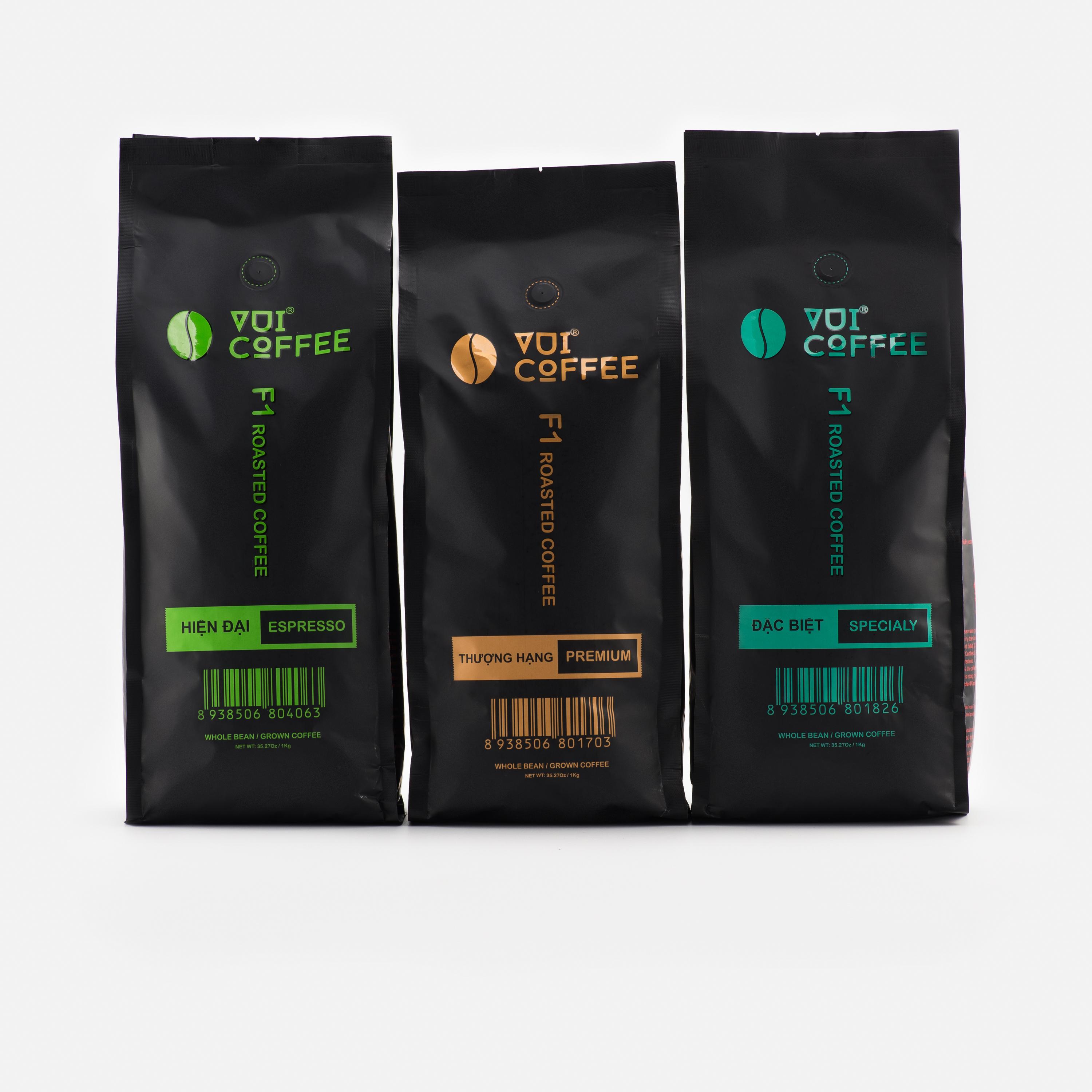 Cà Phê Pha Máy Ý Vuicoffee ( Hạt 1Kg )