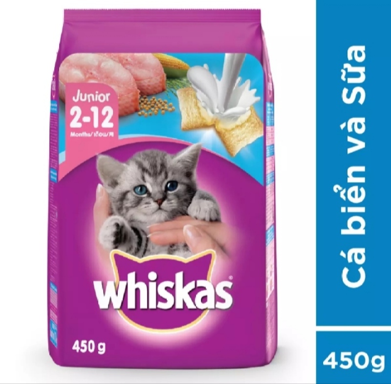 Thức ăn mèo con Whiskas 450g