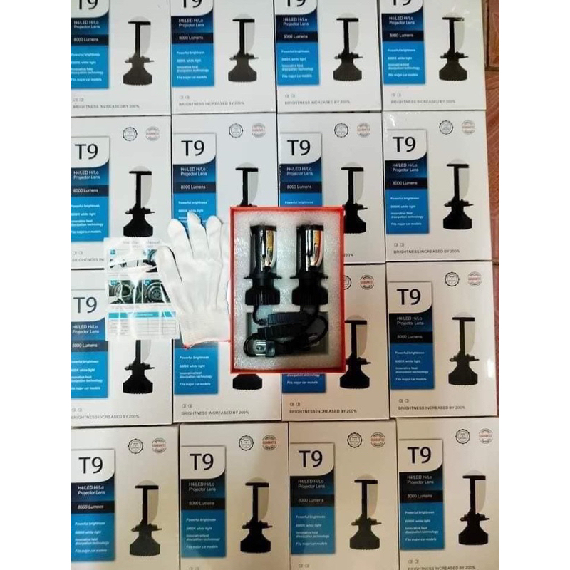 Bóng Đèn Pha Led Bi Cầu Mini T9 Siêu Sáng 12V - 24V 36W ( Chân H4 ) Chính Hãng